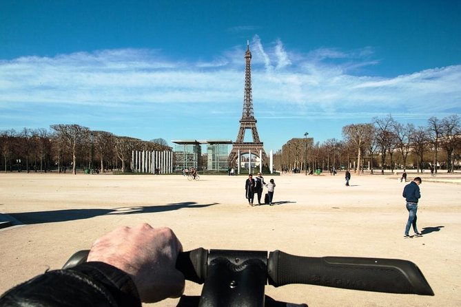 Amazing Paris Segway Tour - Getting Ready at Place de Fontenoy-Unesco: Helmets, Cold Gear, and a Front Bag