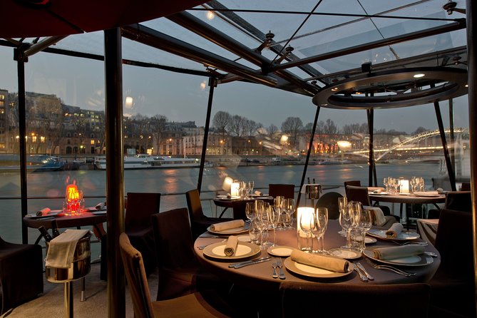 Bateaux Parisiens Seine River Gourmet Dinner & Sightseeing Cruise - The Seine route: Monuments you’ll see as the lights come on