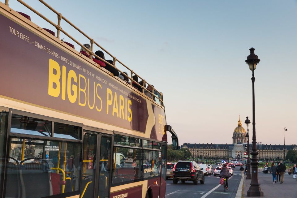 Paris: Big Bus Hop-on Hop-off Tour and Seine River Cruise - Paris in two modes: hop-on bus comfort, then Seine views