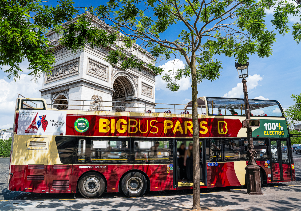 Paris: Big Bus Hop-On Hop-Off Tour with Optional Cruise - Louvre-Pyramide and Pont des Arts: fast access to the historic core