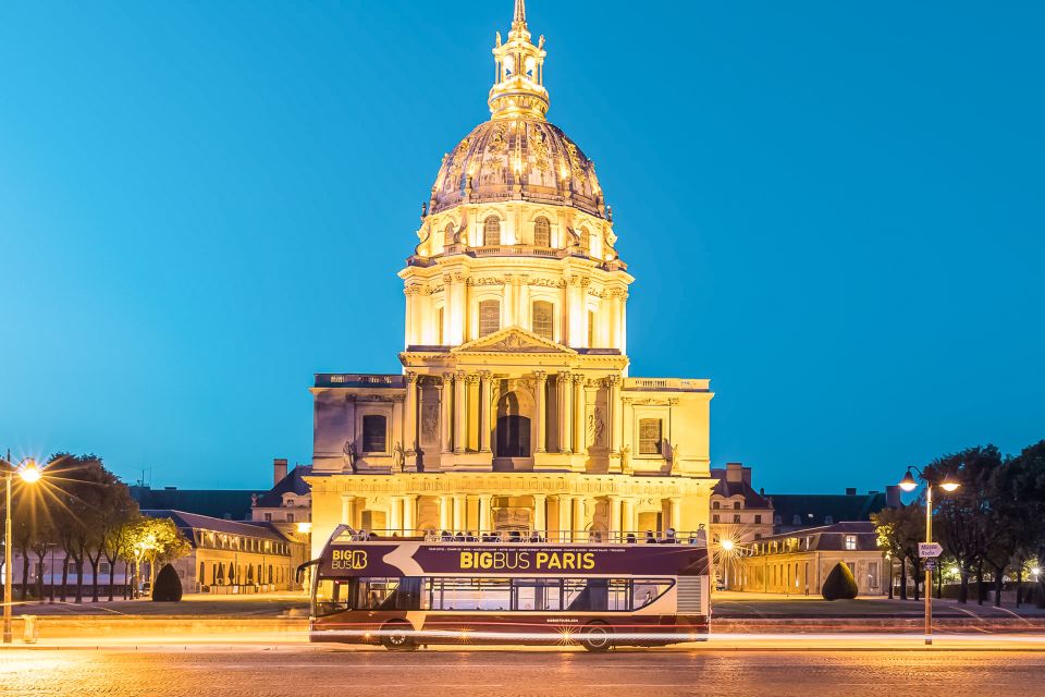 Paris: Big Bus Panoramic Night Tour by Open-Top Bus - Eiffel Tower Sparkle and Parc du Champs de Mars: The Main Event