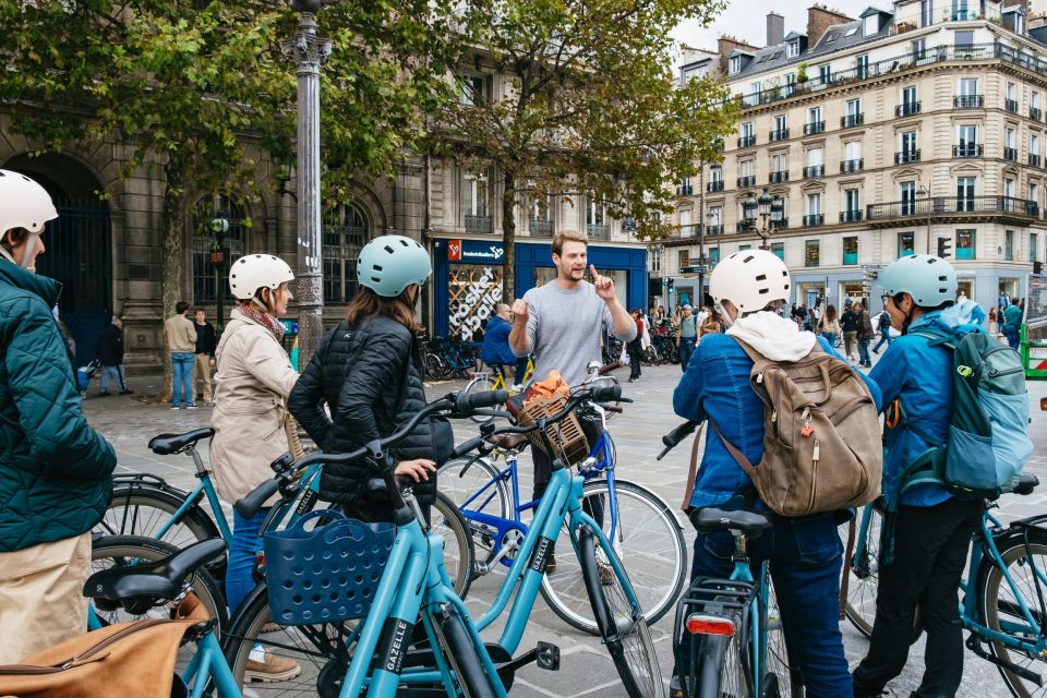 Paris: Charming Nooks and Crannies Bike Tour - Bikes, helmets, pace, and safety you can feel