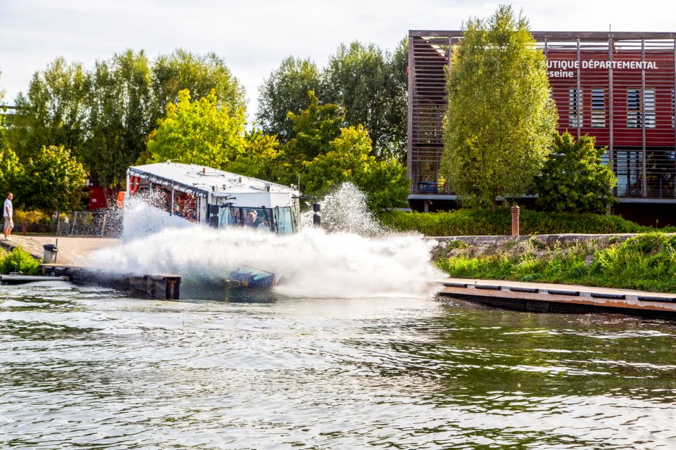 Paris: City and River Seine Tour on an Amphibious Bus - 105 Minutes, No Onboard Toilets: The Logistics That Affect Comfort