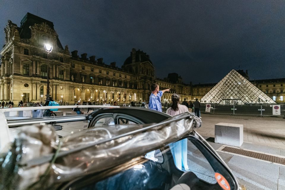 Paris: Discover Paris by Night in a Vintage Car with a Local - A classic Citroen 2CV turns night sightseeing into a real experience