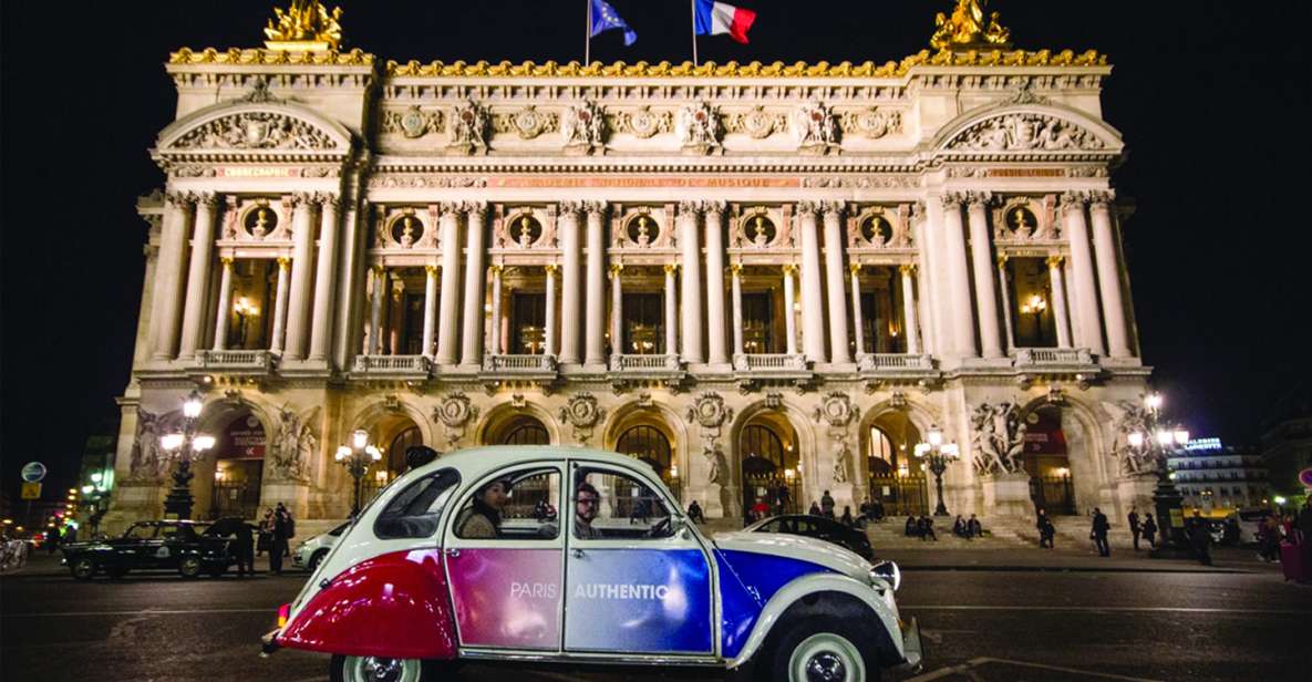 Paris: Discover Paris by Night in a Vintage Car with a Local - The route that strings Paris’s big lights together