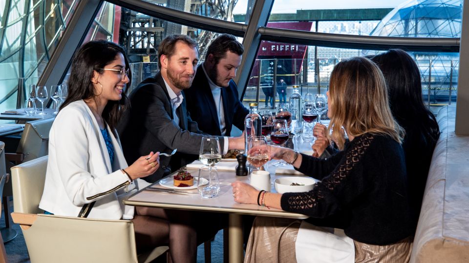 Paris: Eiffel Tower's Madame Brasserie 3-course lunch 12:00 - What 90 minutes feels like in practice
