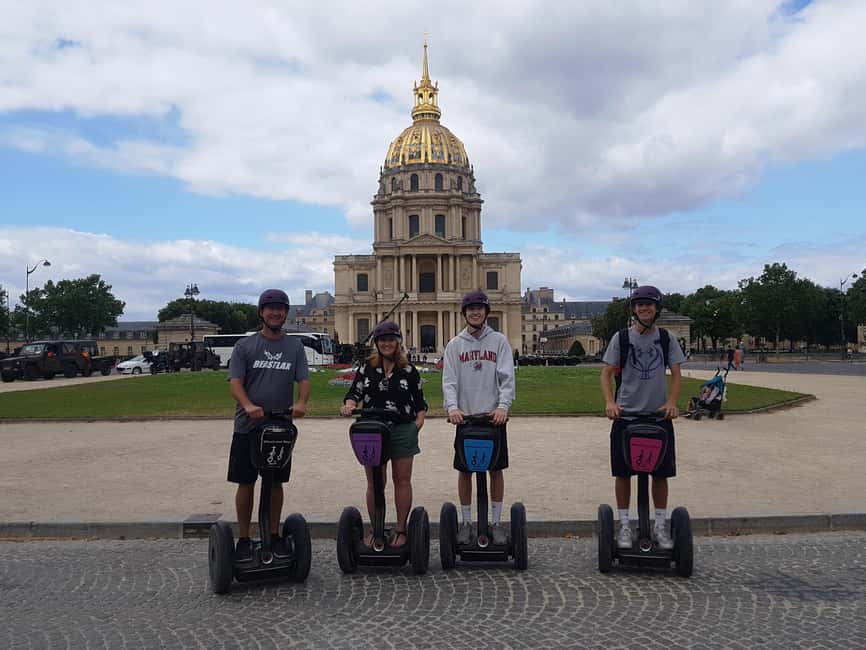 Paris Highlights Segway Tour - The Flame of Liberty and the Seine bridge views