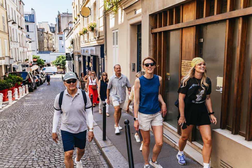 Paris: Montmartre Cheese, Wine & Pastry Guided Walking Tour - Place du Tertre and the Artist Square Atmosphere