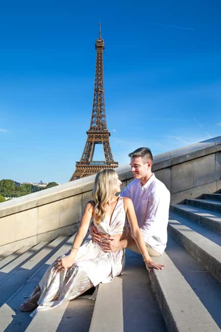 Paris: Photoshoot Around Eiffel Tower with 55 Edited Photos - How the One-Hour Route Works Around the Eiffel Tower
