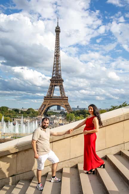 Paris: Photoshoot Around Eiffel Tower with 55 Edited Photos - The Eiffel Tower Stop: Break Time, Better Timing