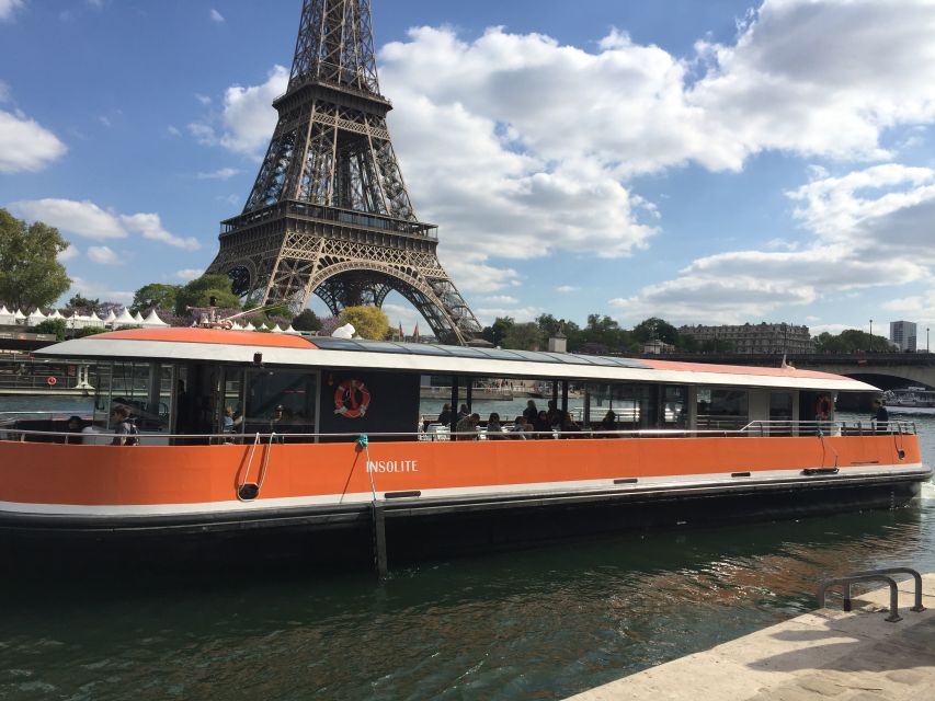 Paris: Seine River Panoramic Cruise - The Insolite Boat: Modern Feel, Limited Fixed Seats, Great Angles