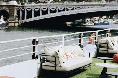 Paris Theo Boat Seine River Italian Trattoria Style Dinner Cruise - Nighttime sailing plan: from Eiffel spark to Alexander III gold