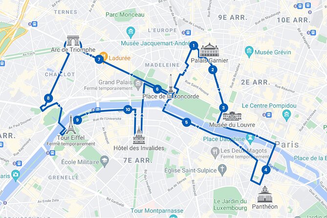 Paris Tootbus Hop-On Hop-Off Bus Tour (Optional Cruise) - The audio guide and app: great when it works
